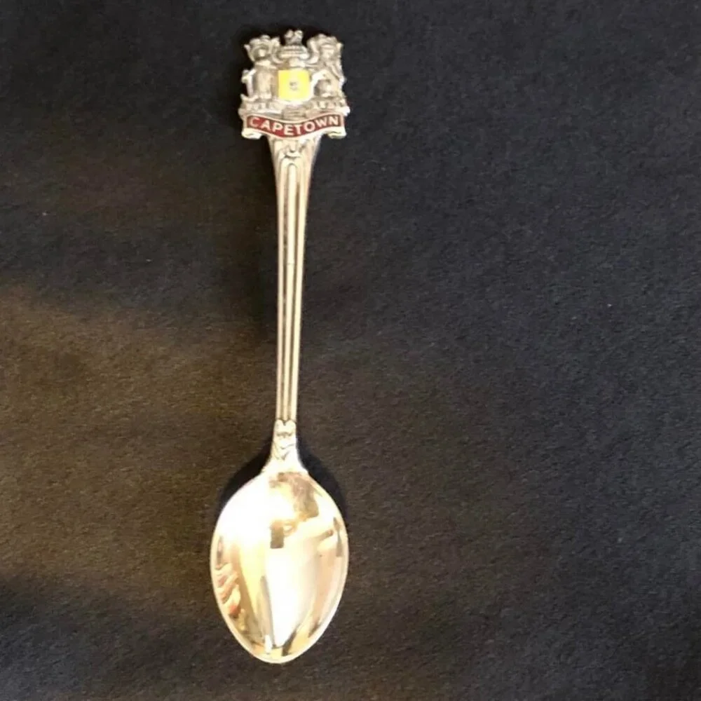 5 Vintage Sterling Silver Souvenir Spoons Bermuda South Africa Norway 2 Sweden